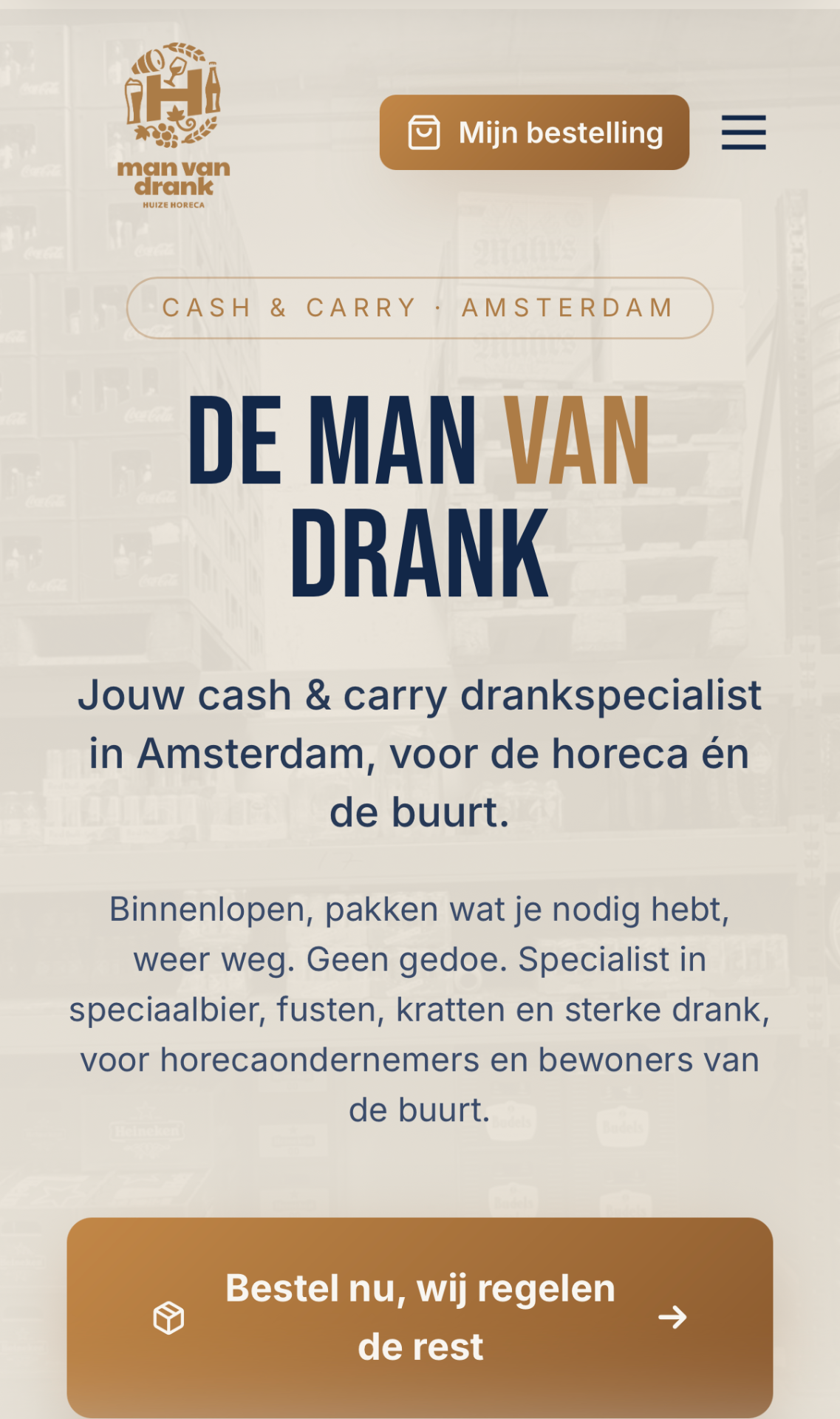 Mobiele weergave van De Man van Drank
